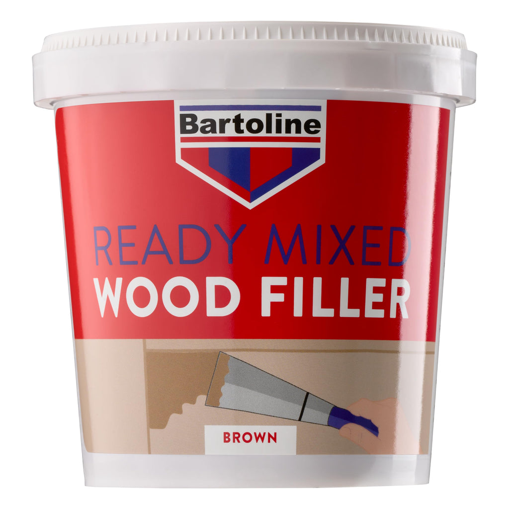 Bartoline Ready Mixed Wood Filler Brown 500g – Durable & Easy-to-Use Filler for Interior & Exterior Wood Repairs