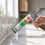 Brown Silicone Sealant, Waterproof & Flexible Sealant and Adhesive - 280ml