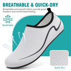 Water Shoes for Women Men Quick-Dry Beach Swim Socks with Non-Slip Sole
