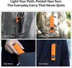 OLIGHT ArkPro EDC Flat Flashlight Rechargeable, Pocket Light, Black CW