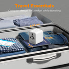 TESSAN Universal Travel Adapter Worldwide with 2 USB C and 2 USB A Ports