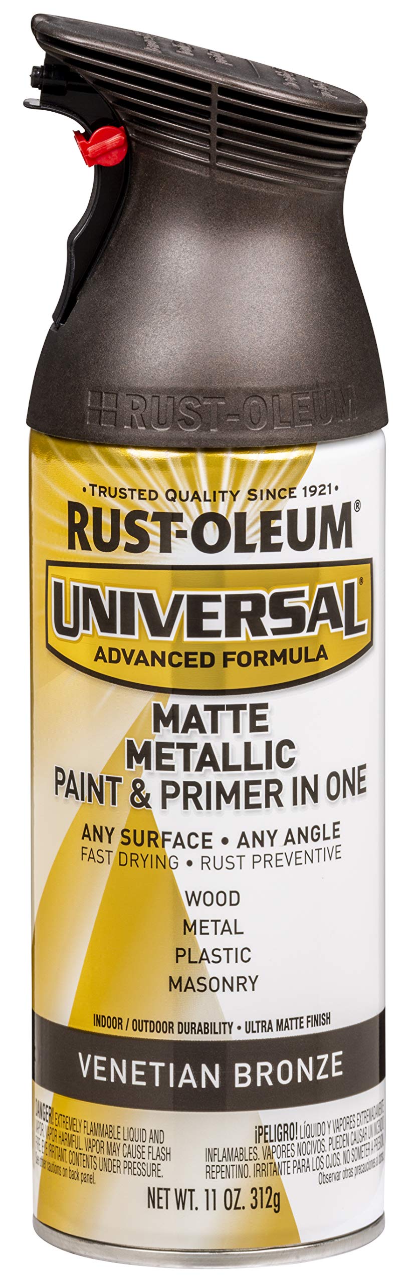 Rust-Oleum Universal All Surface Metallic Spray Paint, Aged Copper