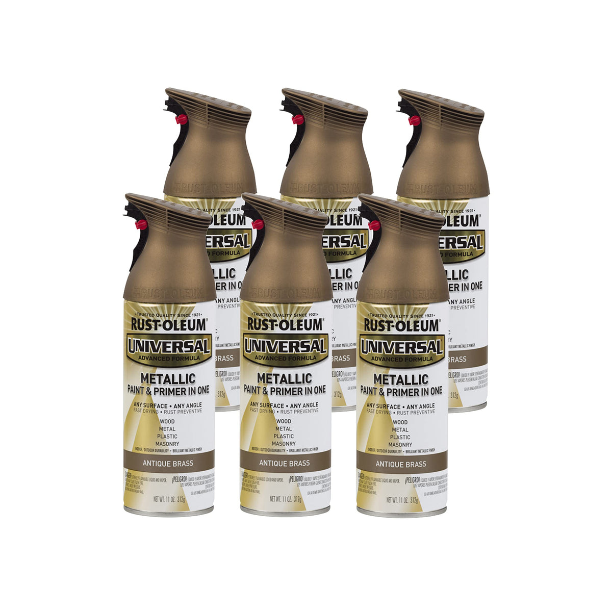Rust-Oleum Universal All Surface Metallic Spray Paint, Aged Copper
