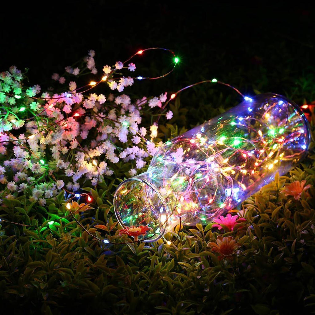 Joomer Solar Fairy Lights, 2-Pack Total 80FT 240LED Lights, Warm White