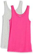 Amazon Essentials Women's Slim-Fit Vest, Pack of 2