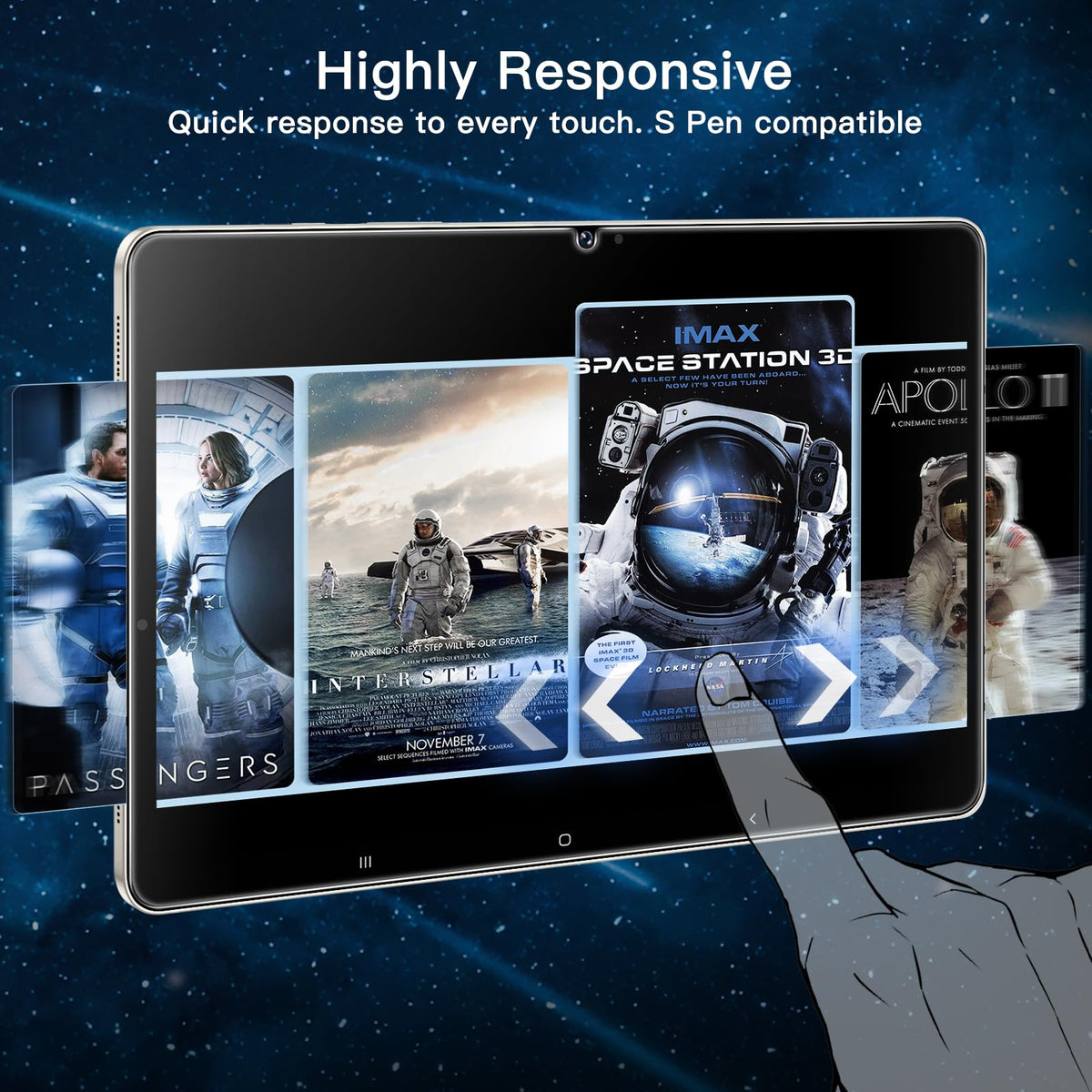 JETech Screen Protector for Samsung Galaxy Tab S6 Lite 10.4", 2-Pack