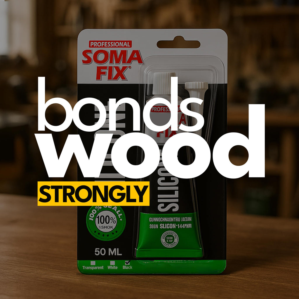 Brown Silicone Sealant, Waterproof & Flexible Sealant and Adhesive - 280ml