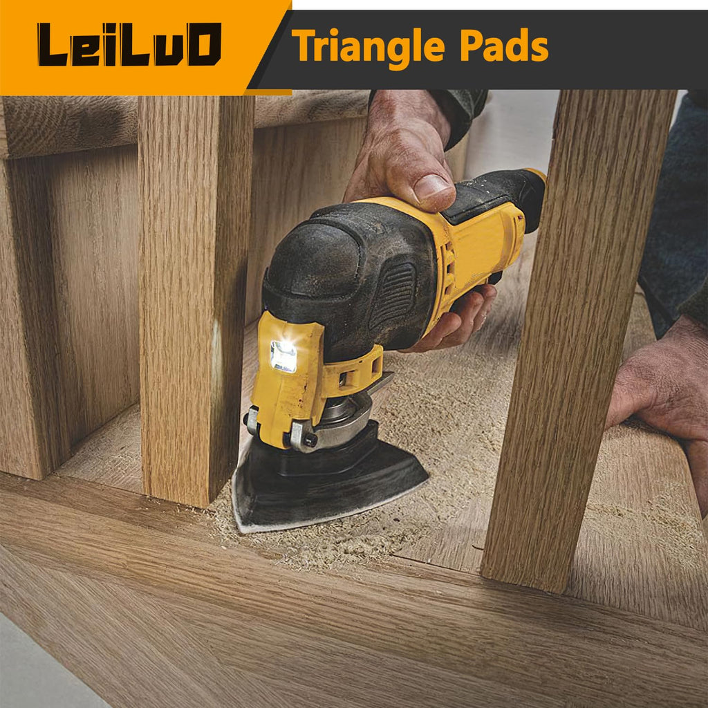 LEILUO 32Pcs Oscillating Tool Blades Wood Metal Multitool Blades Set