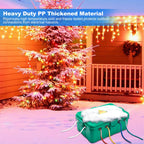 Hrensaw Medium Outdoor Electrical Box(10.6x5.5x4.5inch),Weatherproof Connection Box w/6 Cable Entry,IP54 Waterproof Extension Cord Cover Protect Power Strip,Timer,Plug,Holiday Lights,Black
