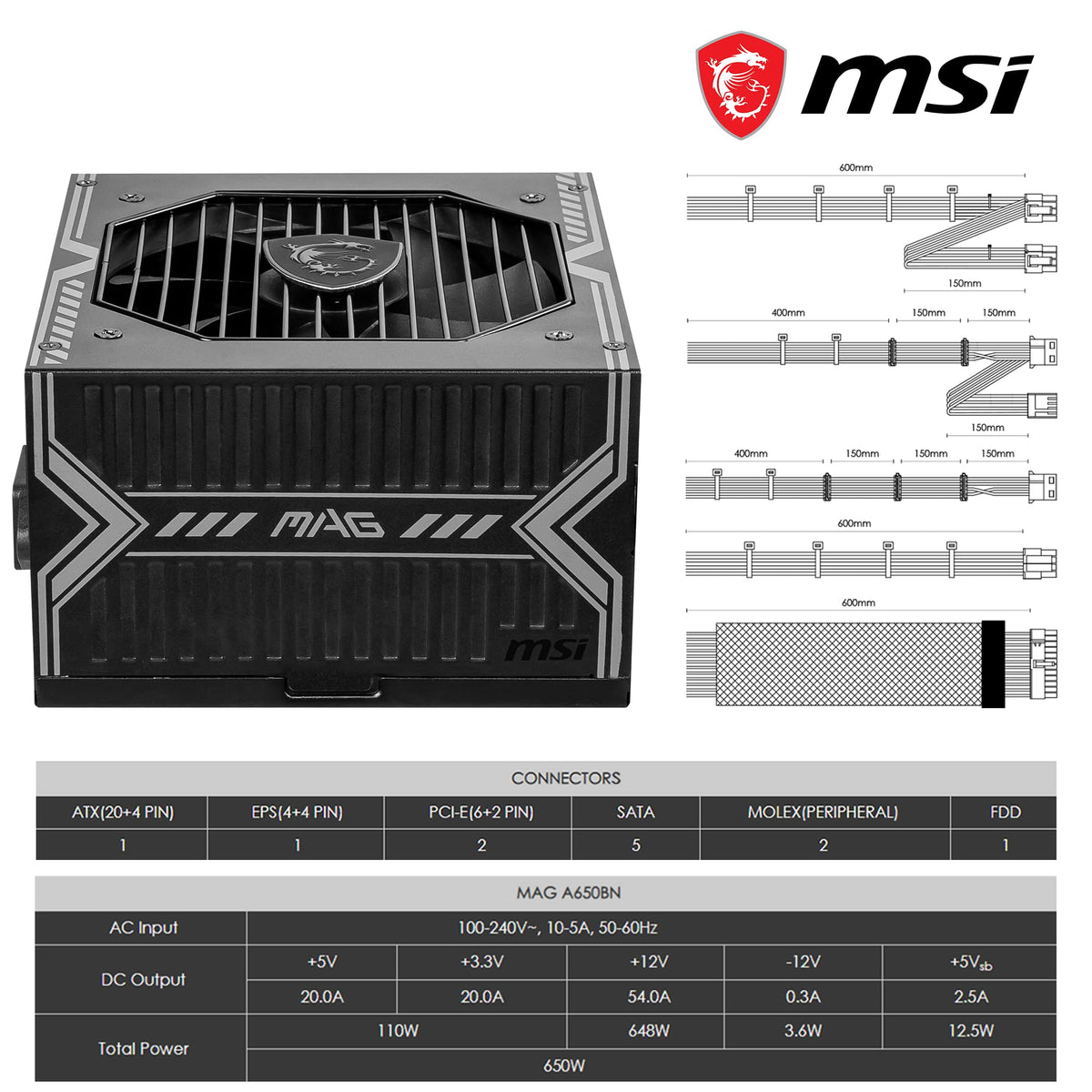 MSI MAG A750GL PCIE5