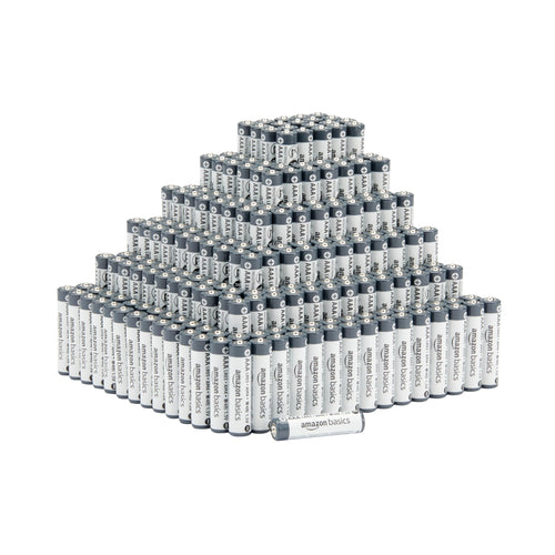 Amazon Basics 200-Pack AAA Alkaline Industrial Batteries, 1.5 Volt, 5-Year Shelf Life