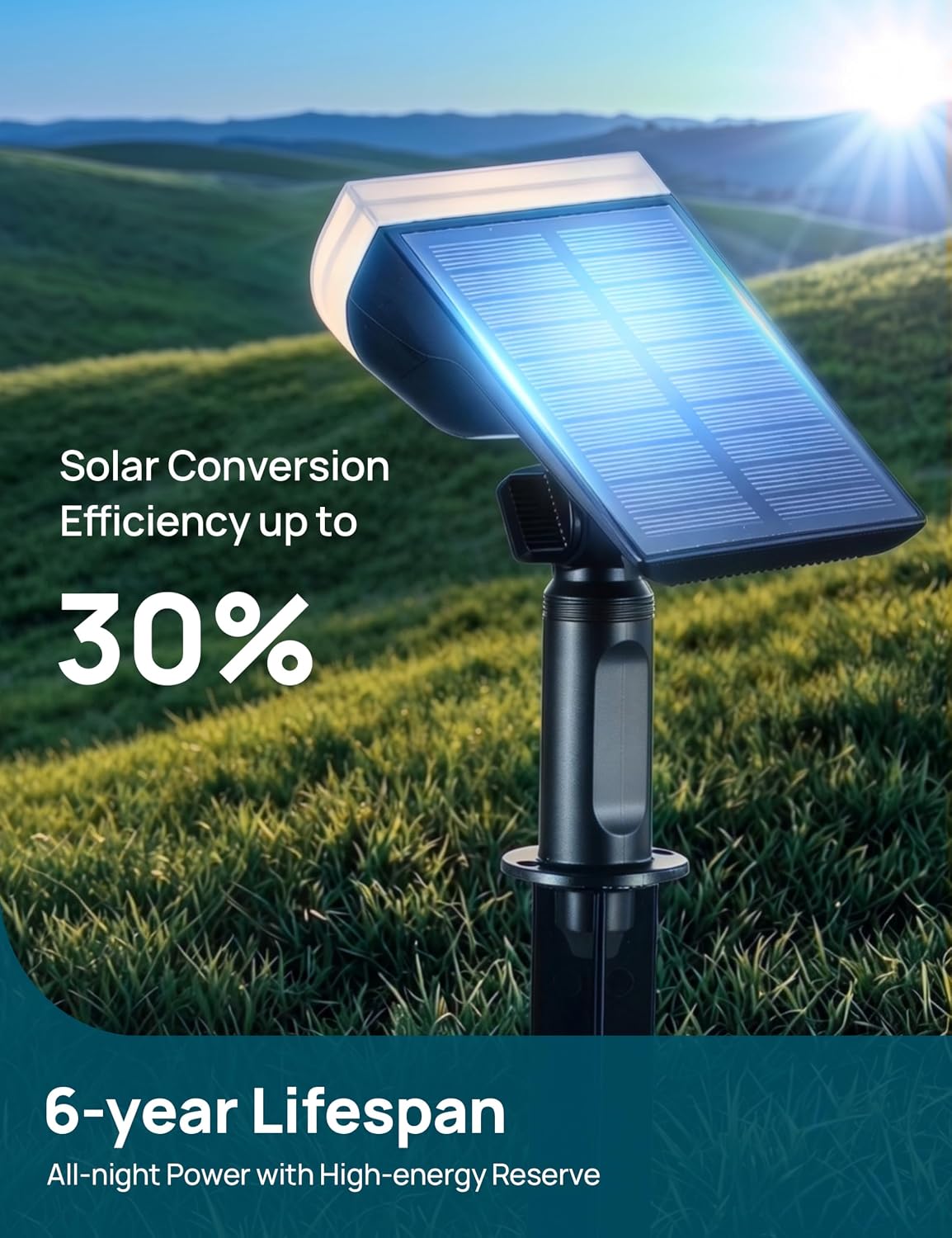 Linkind Halloween Solar Lights Outdoor Spotlight Waterproof RGB 2 Pack