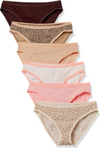 Amazon Essentials Women's Cotton Bikini Brief Underwear (Available in Plus Size)