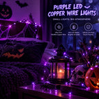 Dazzle Bright Fairy Lights Battery Operated, 20 FT 60 LED Silver Wire Waterproof Battery Operated String Lights, Christmas Decorations for Indoor Outdoor Bedroom Yard Decor, Red