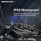 HUANCHAIN Indoor Black Extension Cord 3 FT Waterproof 16/3 Gauge