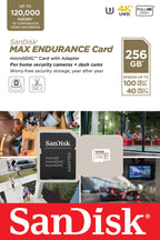 SANDISK MAX Endurance microSD Card + Adapter 128GB
