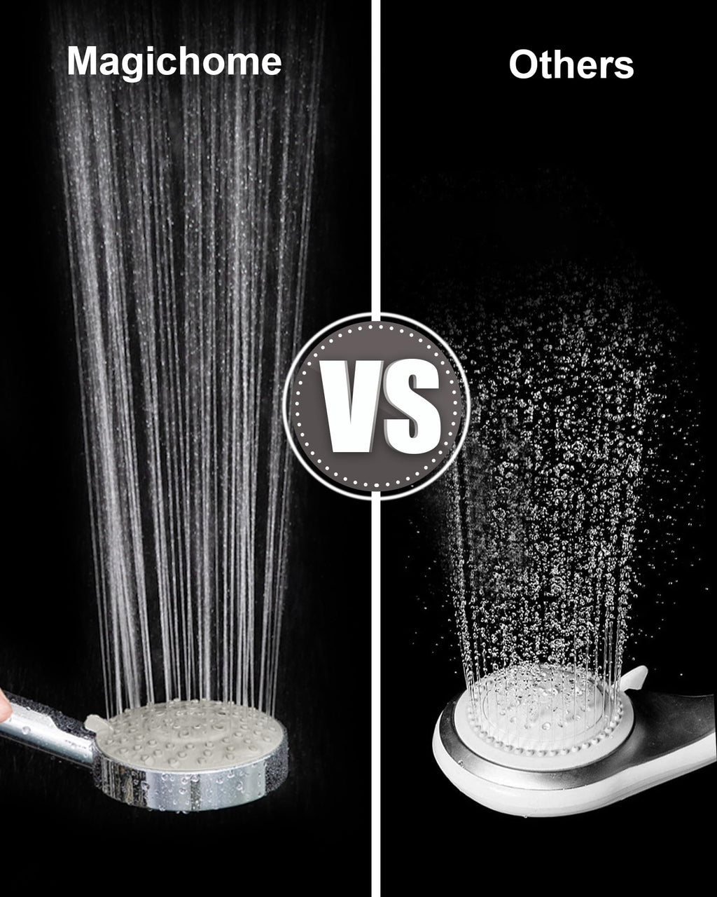 Magichome Shower Head, High Pressure Shower Head with 5 Spray Modes