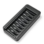 Amazon Basics Battery Charger for Rechargeable AA and AAA NiMh Batteries – UK Plug, 4-Bay, Black