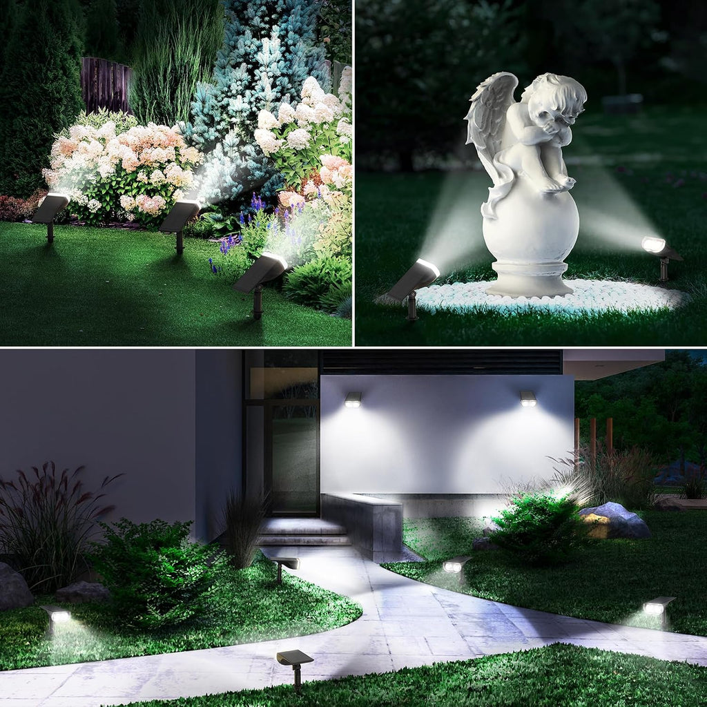 Linkind Halloween Solar Lights Outdoor Spotlight Waterproof RGB 2 Pack