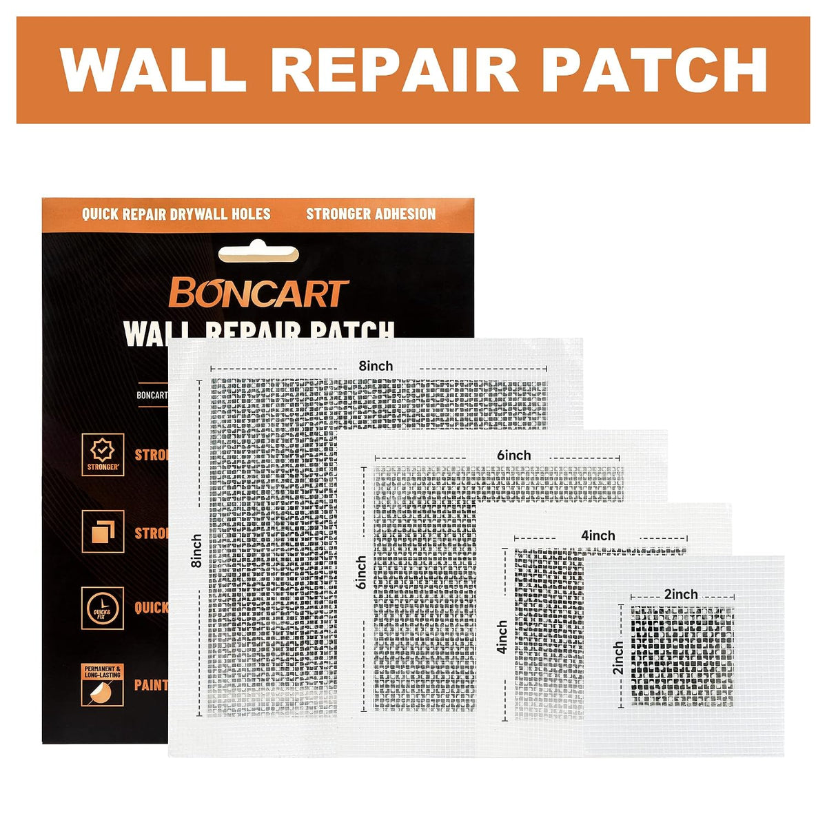 Drywall Repair Kit, 2-Pack Wall Mending Agent, Wall Spackle with Tools