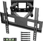 BONTEC TV Wall Bracket for 23-70 Inch TVs, Full Motion Wall Mount, 45 kg