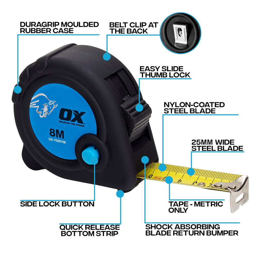 OX Trade 5m Tape Measure