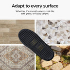 MERRIMAC Men's Slip-on Slippers Memory Foam Non-slip Indoor House Shoes
