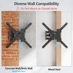 MOUNTUP 550 mm Long Arm TV Wall Bracket for 14–42 Inch TVs & Monitors