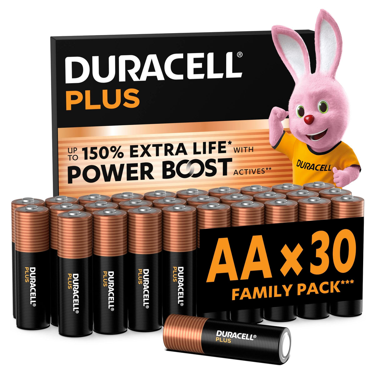 DURACELL Plus AA Alkaline Batteries (8 Pack) 1.5V, LR06