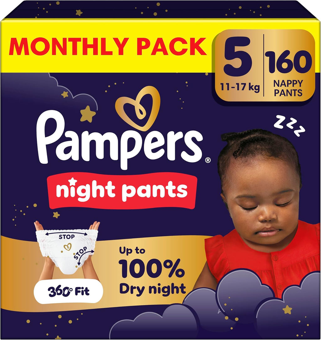 Pampers Night Pants, Size 5