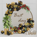 SAOROPEB 3D Butterfly Wall Decor 48 Pcs Gold Butterfly Birthday Decorations