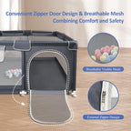 CHOLY Baby Playpen for Babies and Toddlers, Durable Play Pen