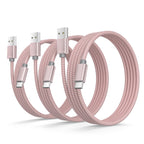 BASESAILOR USB A to USB C Charger Cable 3Pack 0.5/1/2M Black
