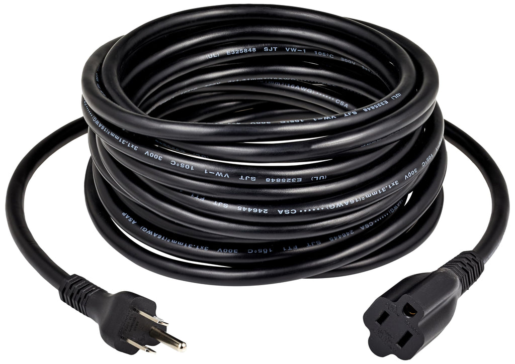 Amazon Basics Extension Cord, 3 Prong Outlet Extender, Indoor Power Cord, 13 Amps, 125V, 6 Ft, Black