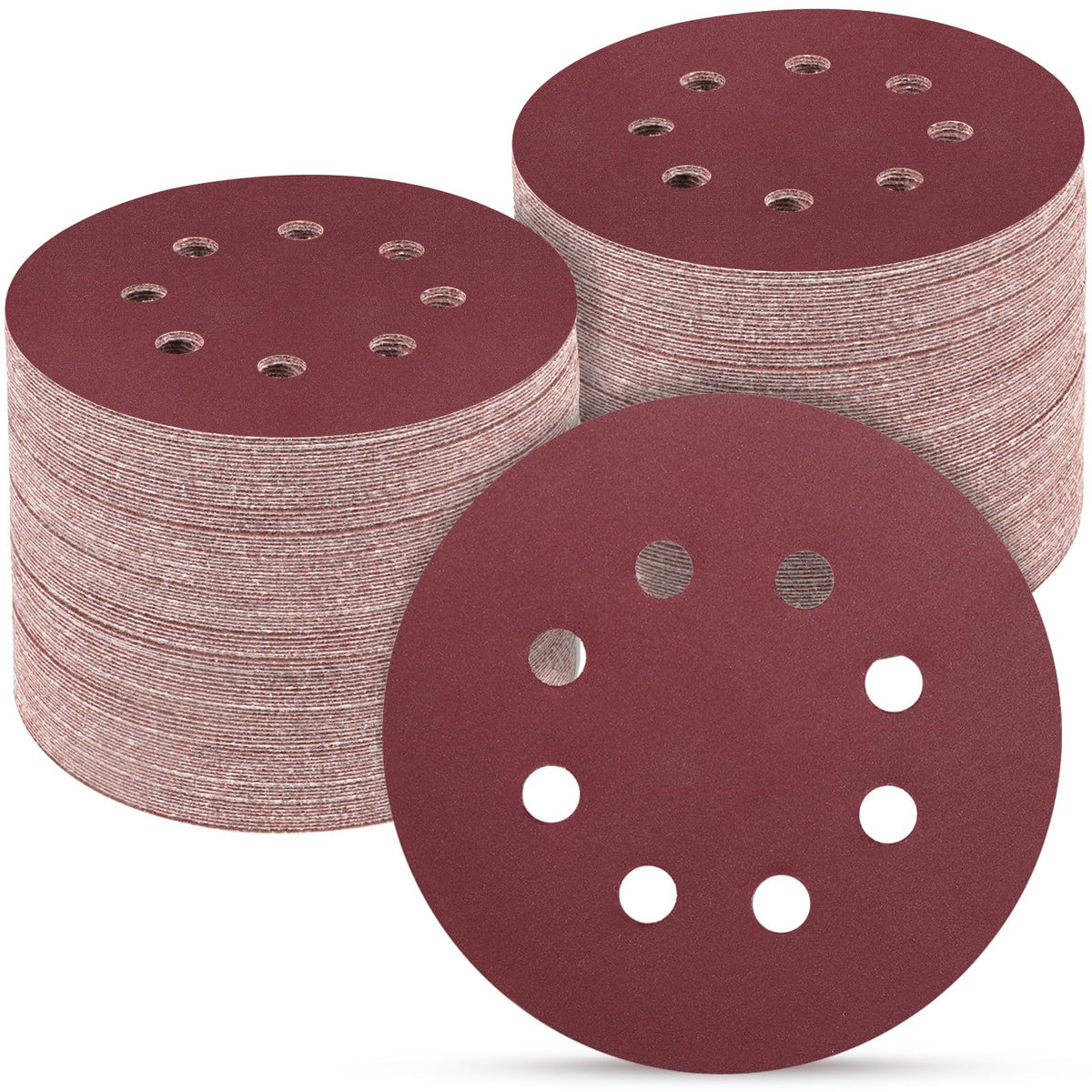 165 PCS 5 Inch Sanding Discs Random Orbital Sander Sandpaper