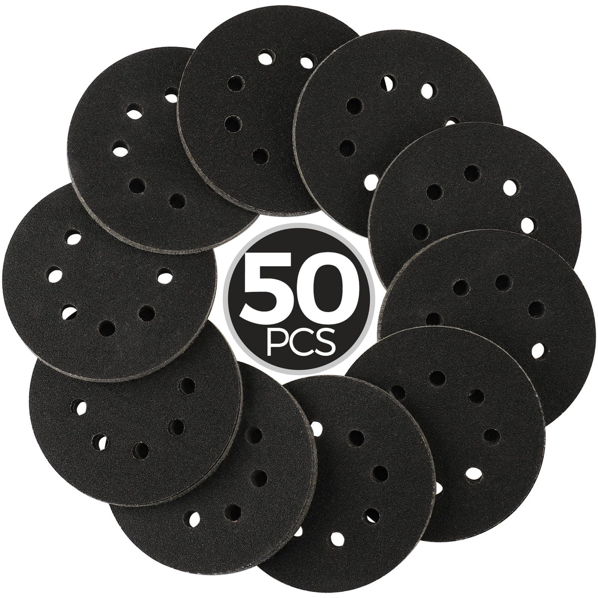 165 PCS 5 Inch Sanding Discs Random Orbital Sander Sandpaper