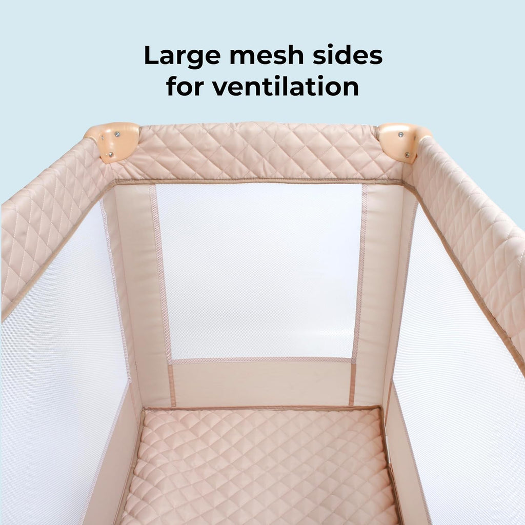 My Babiie MBTC1 Travel Cot from Birth to 15kg - Blush Pink
