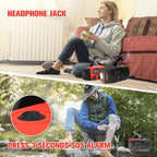 2000mAh Wind Up Solar Radio, Emergency Weather Radio,FM/AM Hand Crank Radio