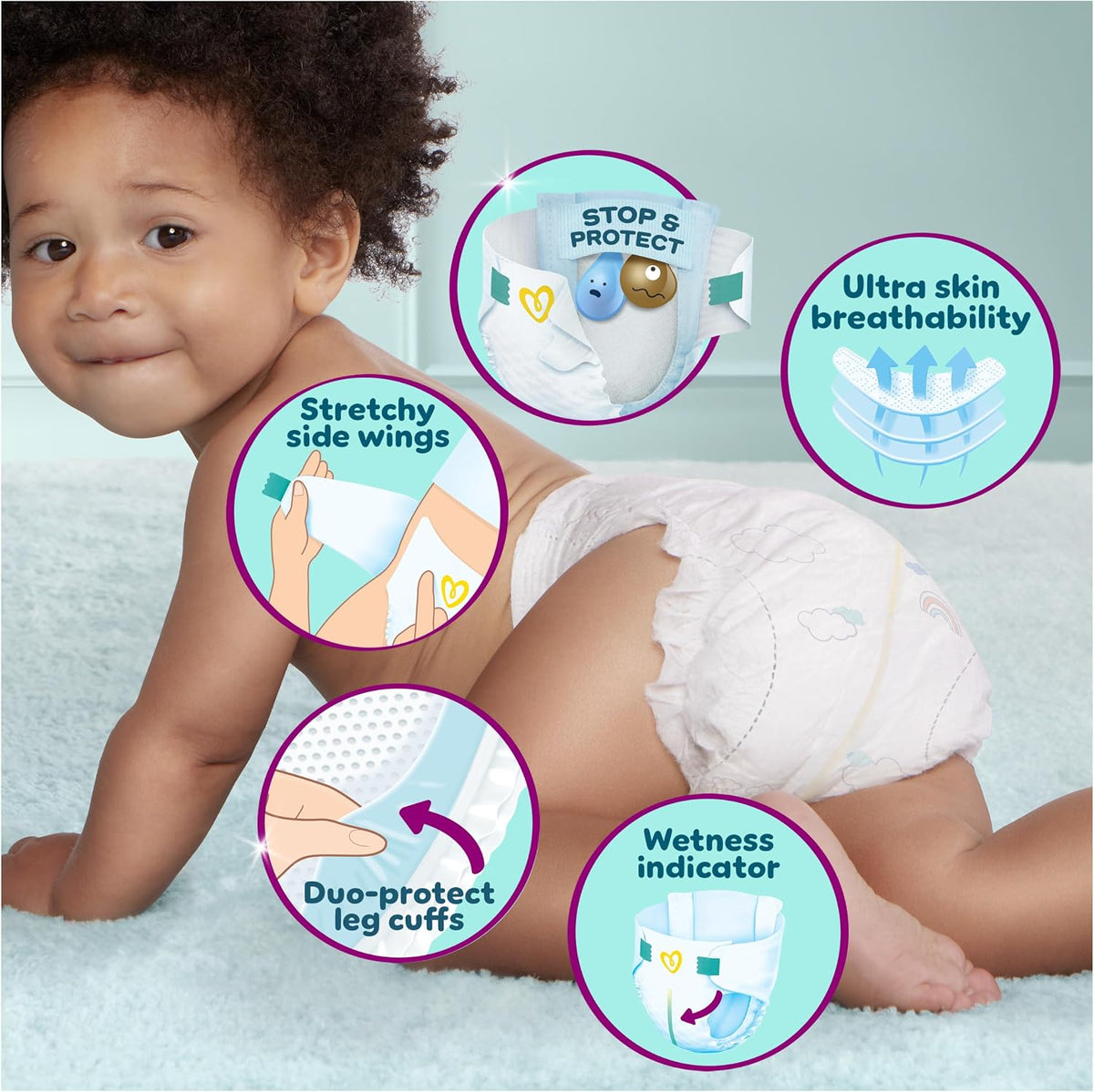 Pampers Premium Protection Nappies Size 4