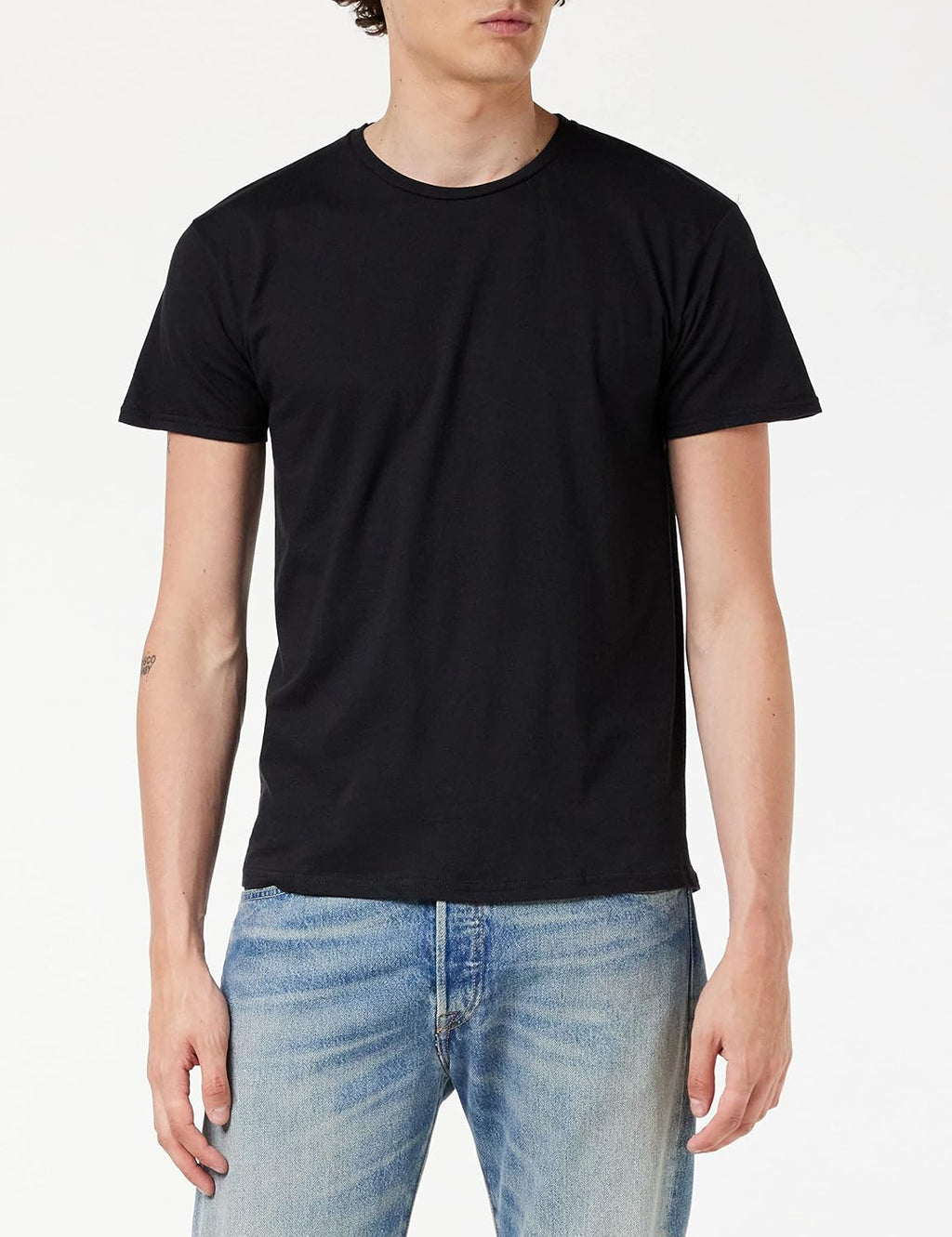 Fruit of the Loom Men's T-Shirt Iconic Tee, Lightweight Ringspun Tee, 5 Pack