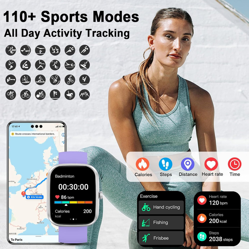 AI Smart Watch with ChatGPT, 1.91" Bluetooth 5.4 Call Smartwatch Men Women