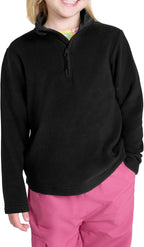 Mountain Warehouse Camber Kids Coral Fleece Top - Lightweight, Quick Drying, Breathable Sweatshirt for Outdoor Activities - Unisex, Suitable for Winter Layering