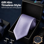Trimming Shop 5cm Slim Skinny Solid Colour Necktie for Mens