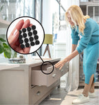 Slipstick GorillaPads Non Slip Furniture Pads/Gripper Floor Protectors (Set of 4) 3 Inch Square Self Adhesive Rubber Stoppers for Furniture Legs, CB155