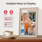 Frameo WiFi Digital Photo Frame 10.1 Inch - 1280x800 HD IPS Touch Screen Picture Frame Electronic, 32GB Memory, Auto Rotate, Wall Mountable, Digital PictureFrame for Sharing Photos and Videos