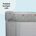 My Babiie MBTC1 Travel Cot from Birth to 15kg - Blush Pink