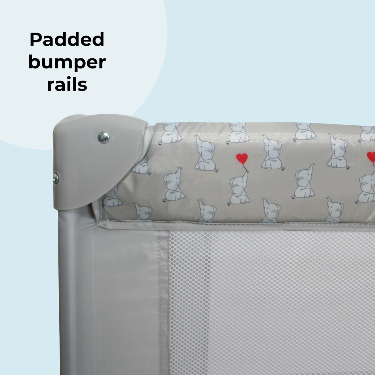 My Babiie MBTC1 Travel Cot from Birth to 15kg - Blush Pink