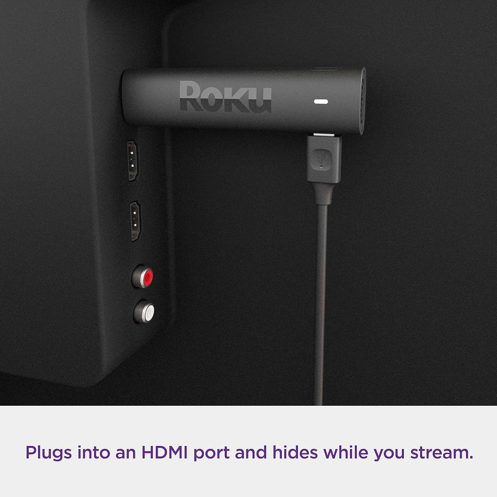 Roku 3820EU Streaming Stick 4K | HD/4K/HDR Streaming Media Player, Black
