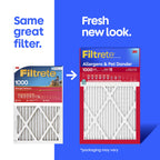 Filtrete 16x25x1 Air Filter, MERV 11, MPR 1000, 4 HVAC Filters