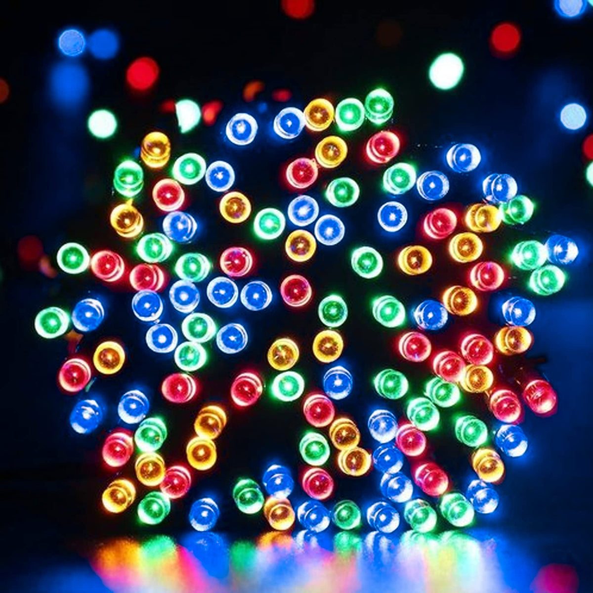 Dazzle Bright 300 LED Christmas String Lights, 100 FT Connectable Waterproof String Lights Green Wire with 8 Modes, Christmas Decorations for Indoor Outdoor Xmas Party Yard Garden (Warm White)